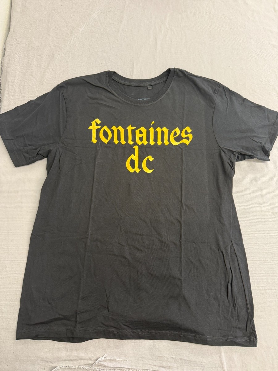 Fontaines D.C. 'Gothic Logo' (Black) T-Shirt NEW OFFICIAL - Foto 5