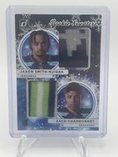2023 Donruss Rookie Dual Sweaters Jaxon Smith-Njigba, Zach Charbonnet
