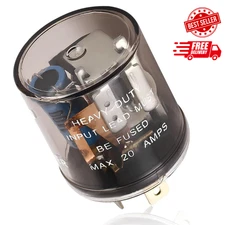 LED Flasher Relay, 12V Heavy Duty 2 Pin Electronic Turn Signal Light Relay, Two