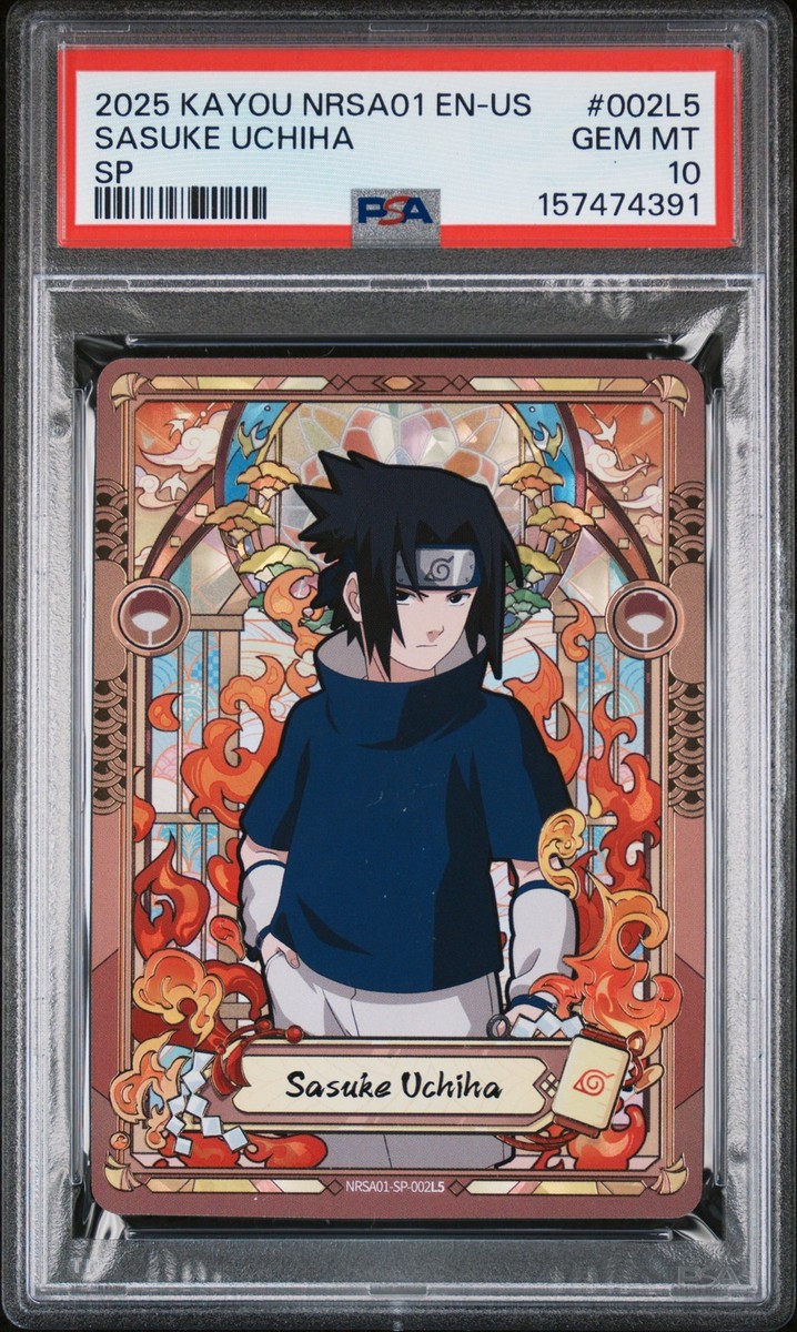 naruto ナルト sasuke サスケ psa10 2025 #002L5 SASUKE UCHIHA PSA 10 | eBay