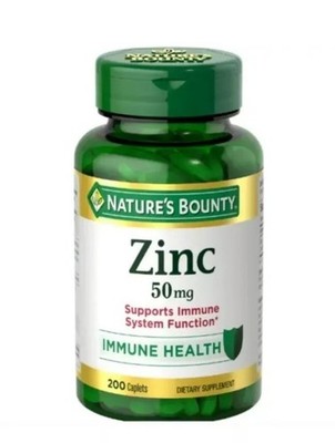 Nature's Bounty Zinc Immune & Antioxidant Support Dietary Supplement 50mg, 200Ct