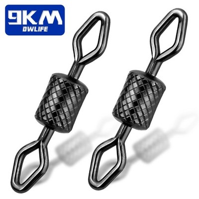 25Pcs Rolling Fishing Swivels with Diamond Eye High Quality Fishing Connector