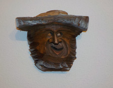 ++ kleinerer  Wurzelsepp - Holzfigur - Waldschrat - Waldgeist aus Holz  ++
