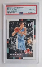 2015 Nikola Jokic RC Donruss The Rookies PSA 10  Pop 78