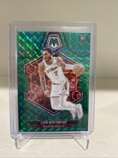 2023-24 Panini Mosaic - Rookies Cam Whitmore #217 Green Mosaic Prizm (RC)