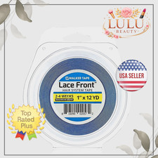 Walker 1"x 12 yards Lace Front Support Tape Wig Blue Liner , Double Side