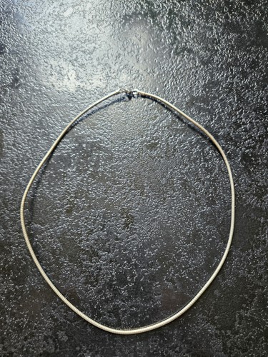 Halsreif Silber 925 Halskette Silberreif Omegareif 1mm echt Sterlingsilber ka233