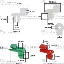 24 Pack of Car Door Lock Clips Essential for Replacing 23 5mm Hole Lock Rods