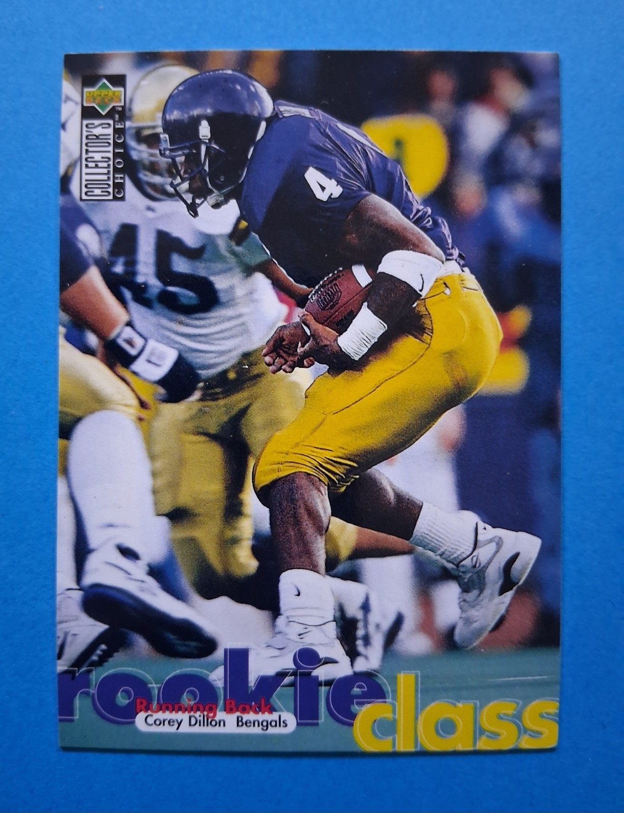 1997 Upper Deck Collector's Choice Rookie Class Corey Dillon RC #34 Washington