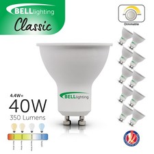 Image of BELL GU10 Dimmable LED Spotlight Bulbs Warm/ Cool/ Natural White 4.4W Down Light