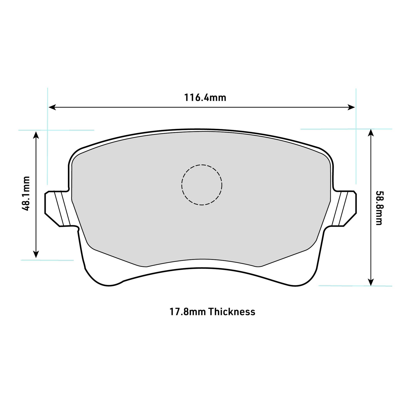 Ferodo DS2500 Rear Brake Pads For Audi B8 RS4 / 8T S5 / C7 RS6 RS7