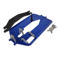 Fits Traxxas T-Maxx 3.3 Blue Aluminum Chassis Plate Braces Servo & Engine Mount