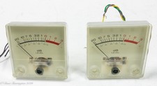 Lot of 2 Pioneer RT-1011L or RT-1020L VU Meters - Good Lamps - CLEAN & TESTED