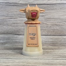 Vintage Moo Cow Creamer Niagara Falls - Whitley Industries Plastic Pitcher 