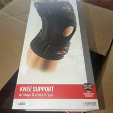 Mcdavid Level 2 Knee support stays & cross straps size large 15”-16”