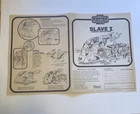 1981 Vintage Star Wars Boba Fett Slave-1 Instructions Manual Original Kenner