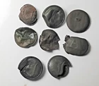 7 Civil War Relic Coat size hardtimes Confederate Buttons dug Central Va. $85.00
