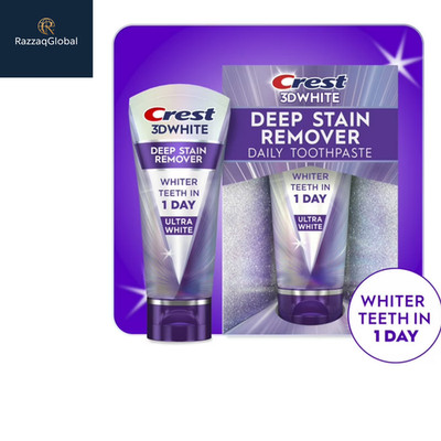 Crest 3DWhite Brilliance Deep Stain Remover Ultra White Toothpaste - 2.1oz
