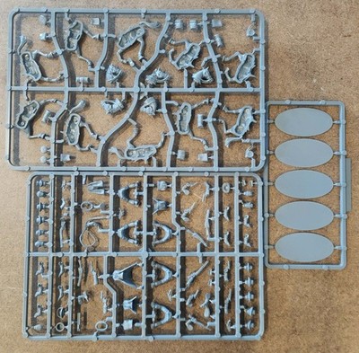 Dead Man's Hand Plastic Mounted Gunfights Sprues, 28mm, GEG (Makes 5 models)