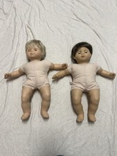 American Girl Bitty Twins Boy Dolls Set Blonde Brunette