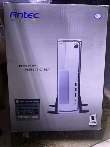 NIB Vintage Antec Slim Mini Desktop Case Minuet 350 HTPC