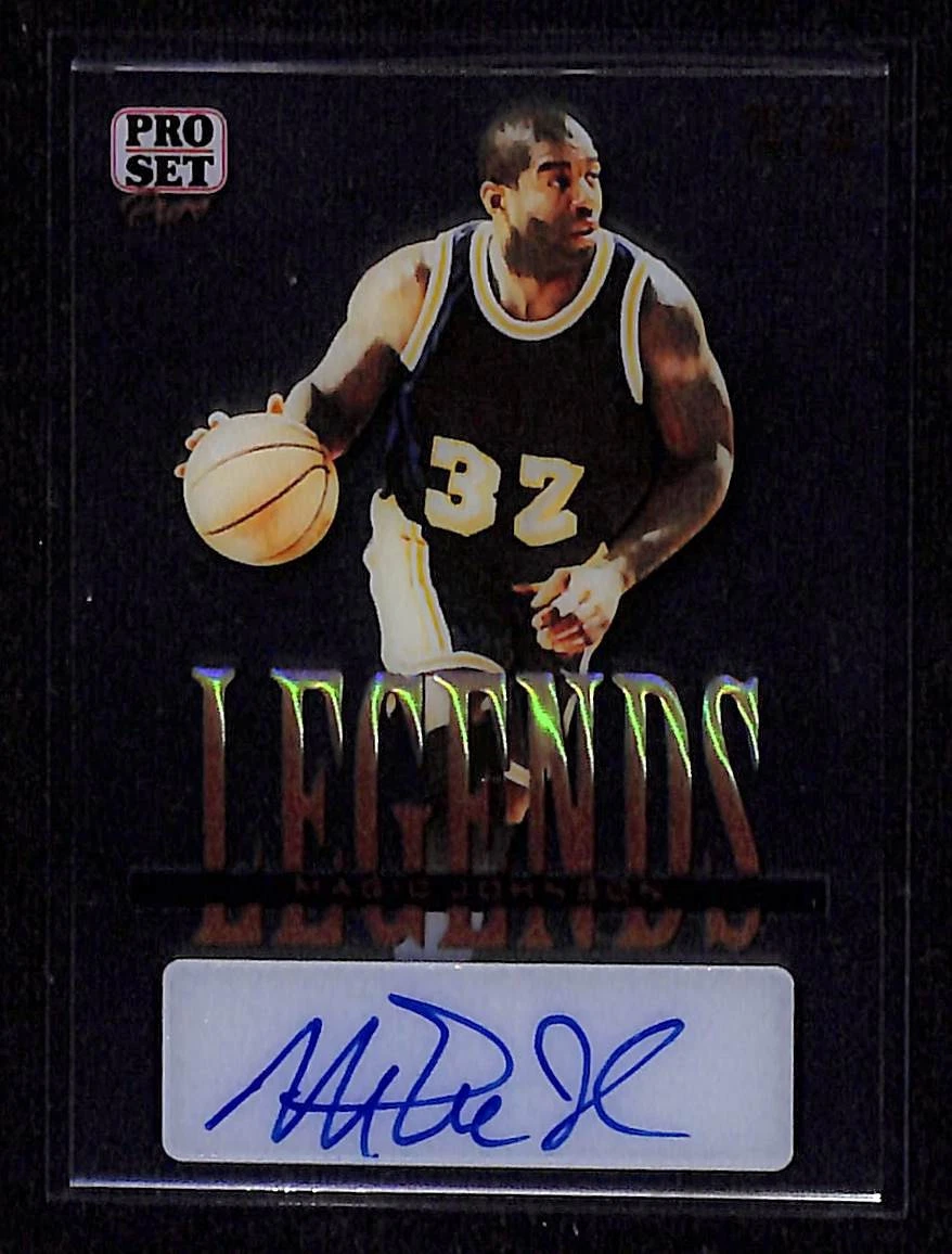 Magic Johnson Autographed Basketball Trading Cards for sale | eBay