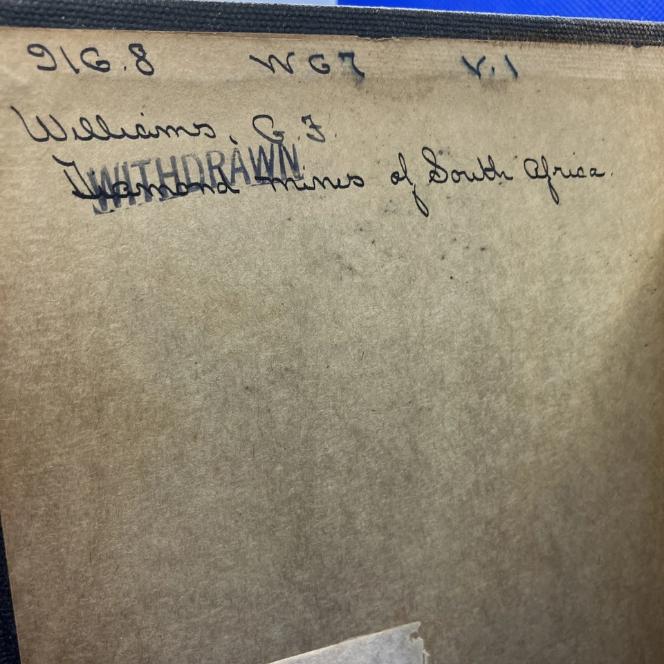 Diamond Mines of South Africa by Gardner F. Williams - 1905 - Library Bindings - Image 2 of 4