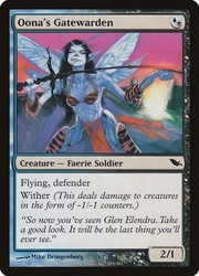 Oona's Gatewarden 173 Shadowmoor Common MTG