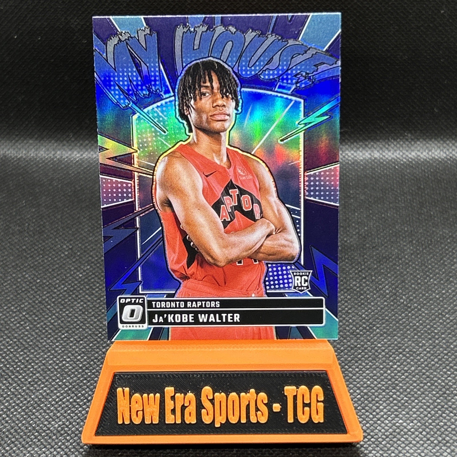 2024-25 DONRUSS OPTIC #10 JA'KOBE WALTER MY HOUSE! PURPLE PRIZM ROOKIE RC