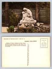 Brooklyn, NY-New York, Monastery Blood Mother of Pity Statue Vintage Postcard