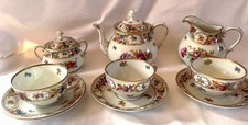 Vintage Teeservice Schumann, Dresden, Bavaria, Porzellan,