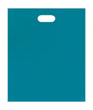 SSWBasics Teal Plastic Merchandise Bags - Pack of 500, Lightweight Teal