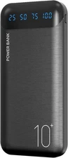 Power Bank 10000mAh Portable Charger Slim External Battery Pack with 2 USB 2....
