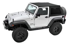 Bestop  56844 35  Black Diamond Sprftt Top Frameless Soft Top Fits For Jeep