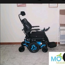 Quantum Q6 Edge 3 Stretto Power Wheelchair Joystick Black Blue Electric 6 Wheels