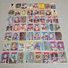1966 Philadelphia Football Single Cards Your Choice 