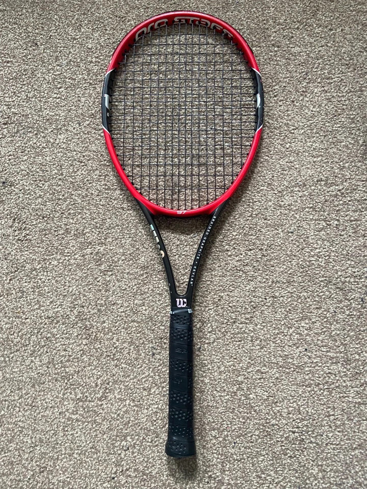 Wilson Pro Staff RF97 Adult Tennis Racket, Grip Size G4, 98² Head, photo 1 of 5