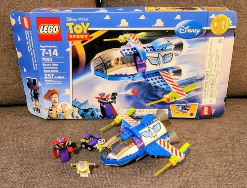 LEGO Toy Story Set Buzz's Star Command Spaceship (7593) Complete w/ Box + Manual