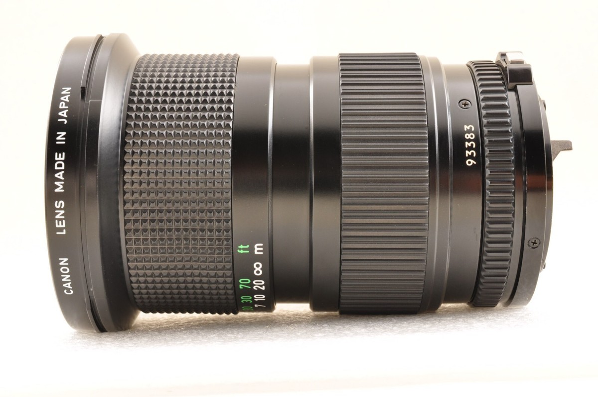 Canon AE-1 Black Film Camera /NFD 35-105mm f3.5 Macro MF Lens *Exc