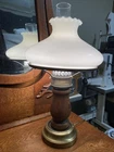 Vintage Milk Glass Lamp