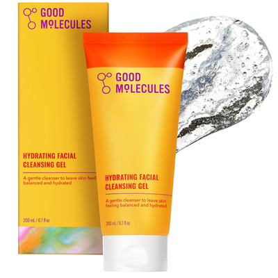 Hydrating Facial Cleansing Gel - Face Wash with Rosewater and Pineapple Extracts