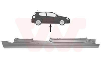 VAN Wezel Einstiegblech Rechts (5863104) FüR VW Golf VI | TüRschweller,-image