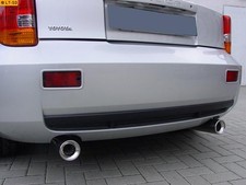 FOX Sportauspuff re li je 1x90mm mit Absorber für Toyota Celica ab Bj 00 1.8l