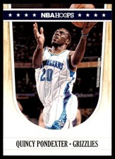 2011-12 NBA Hoops} Quincy Pondexter Memphis Grizzlies #159