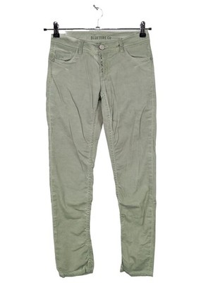 BLUE FIRE CO Stoffhose Damen Hose Gr. DE 38 khaki Casual-Look