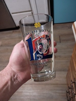 N D women's basketball Ring of Honor glass Katryna Gaither 1993 to 1997 new cond