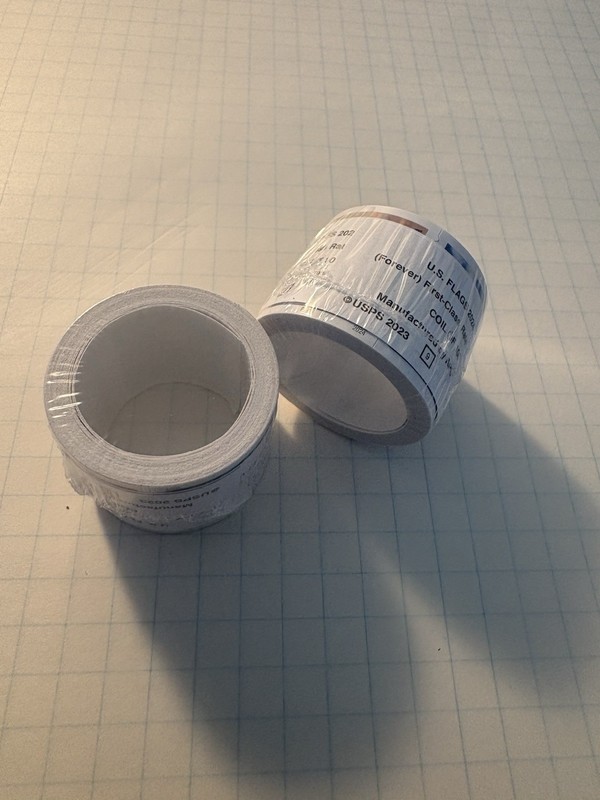 USPS Stamps Two 100 Stamp Coils
