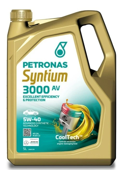 5L Huile moteur PETRONAS SYNTIUM 3000 AV 5W40 ACEA C3 - Photo 1/3