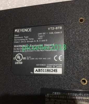 KEYENCE VT2-8TB 未使用 箱付 1 pcs USED Keyence VT2-8TB touch screen | eBay