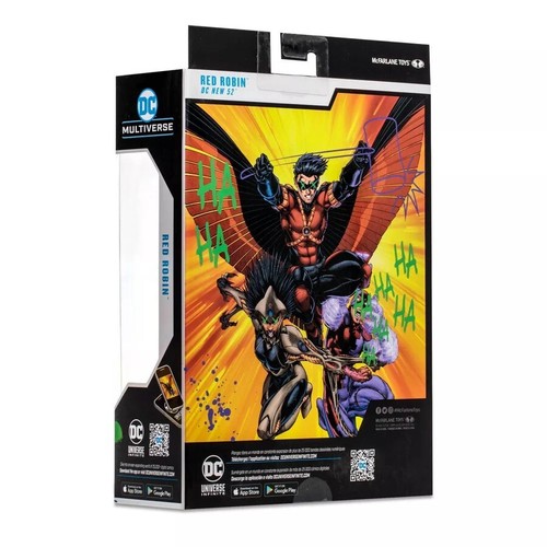 DC Multiverse Red Robin DC New 52 Jokerised Gold Label Series Action Figure - Picture 5 of 5